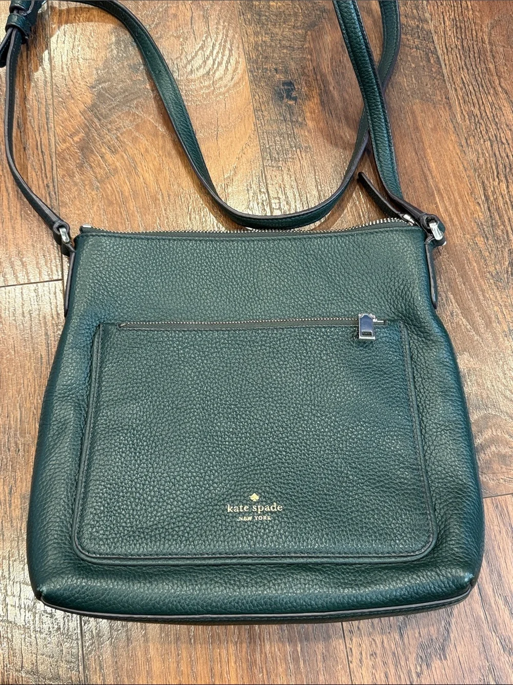 Kate Spade Green Leather Crossbody Bag